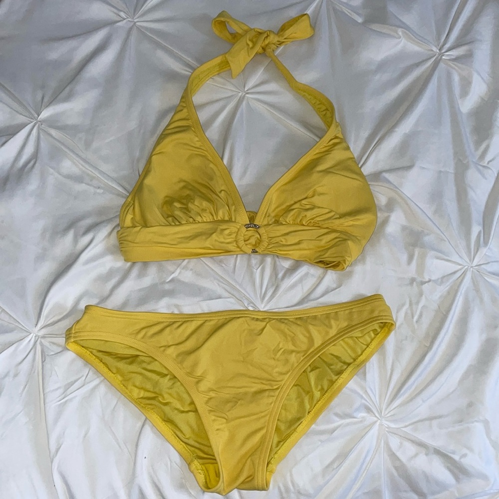 Yellow bikini